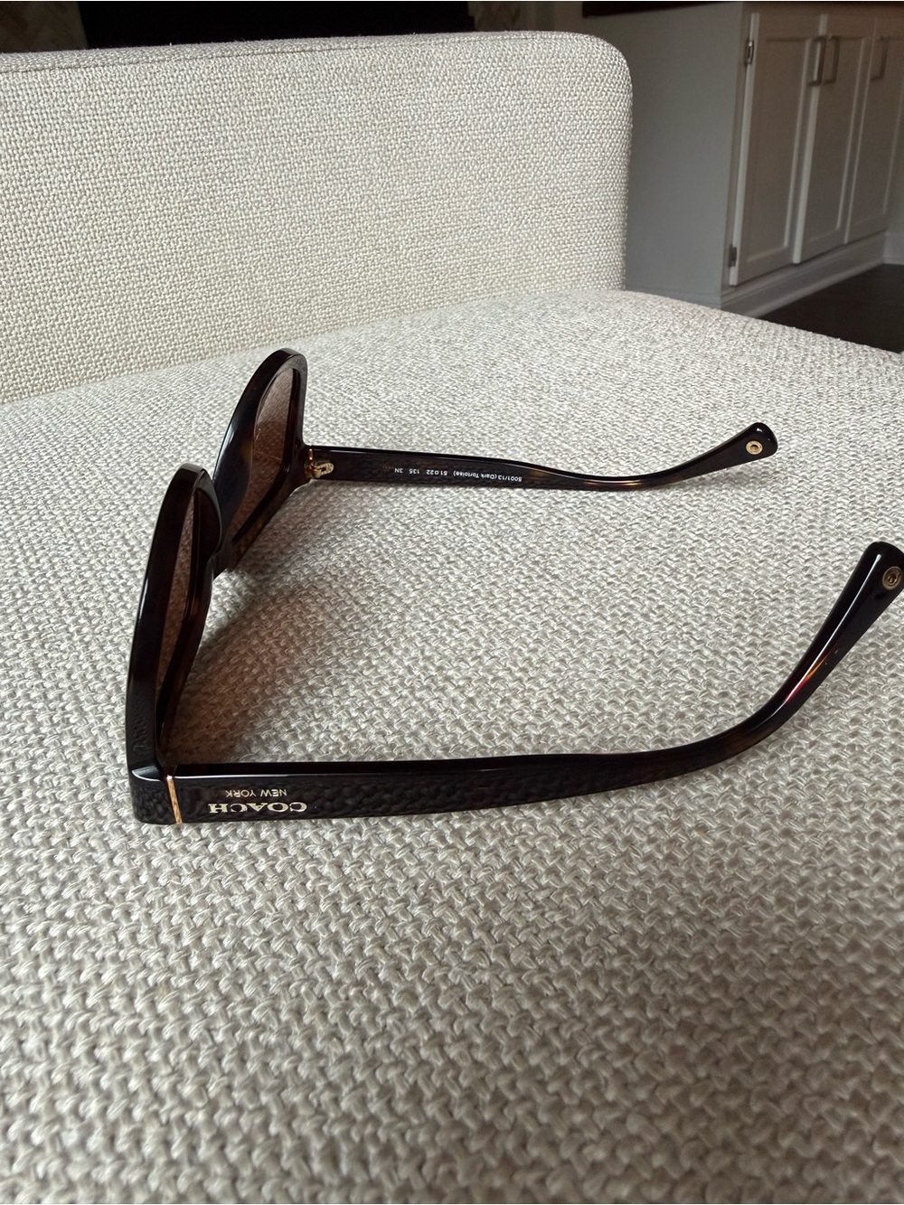 Coach “Casey” Dark Tortoise Sunglasses - Picture 4 of 5